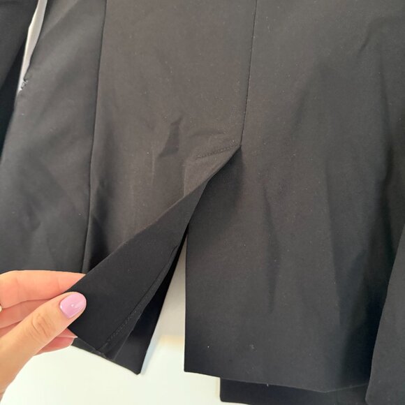 NWT Veronica Beard Iconic Scuba Dickey Jacket Black Peak Lapels Tailored Fit - Picture 9 of 9